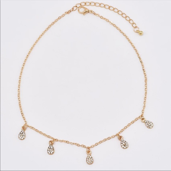 • Kelly• Crystal Droplet Layering Necklace - Picture 3 of 5